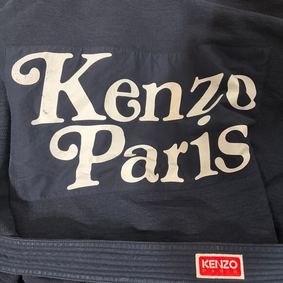 Kenzo x Verdy Paris Runway Judo Jacket Kimono Noragi Size Large Navy Blue Nigo - Picture 3 of 8